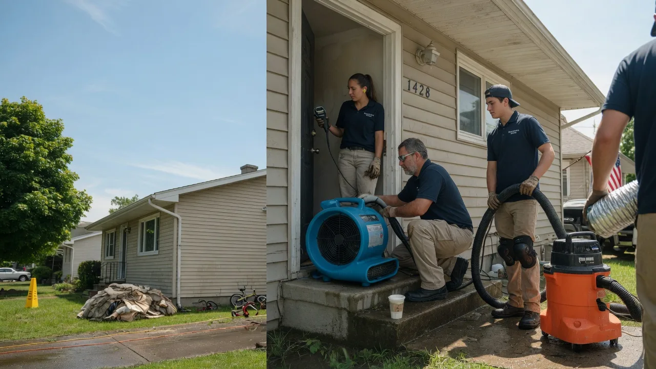Water Damage Restoration in Williamsville, IL near me